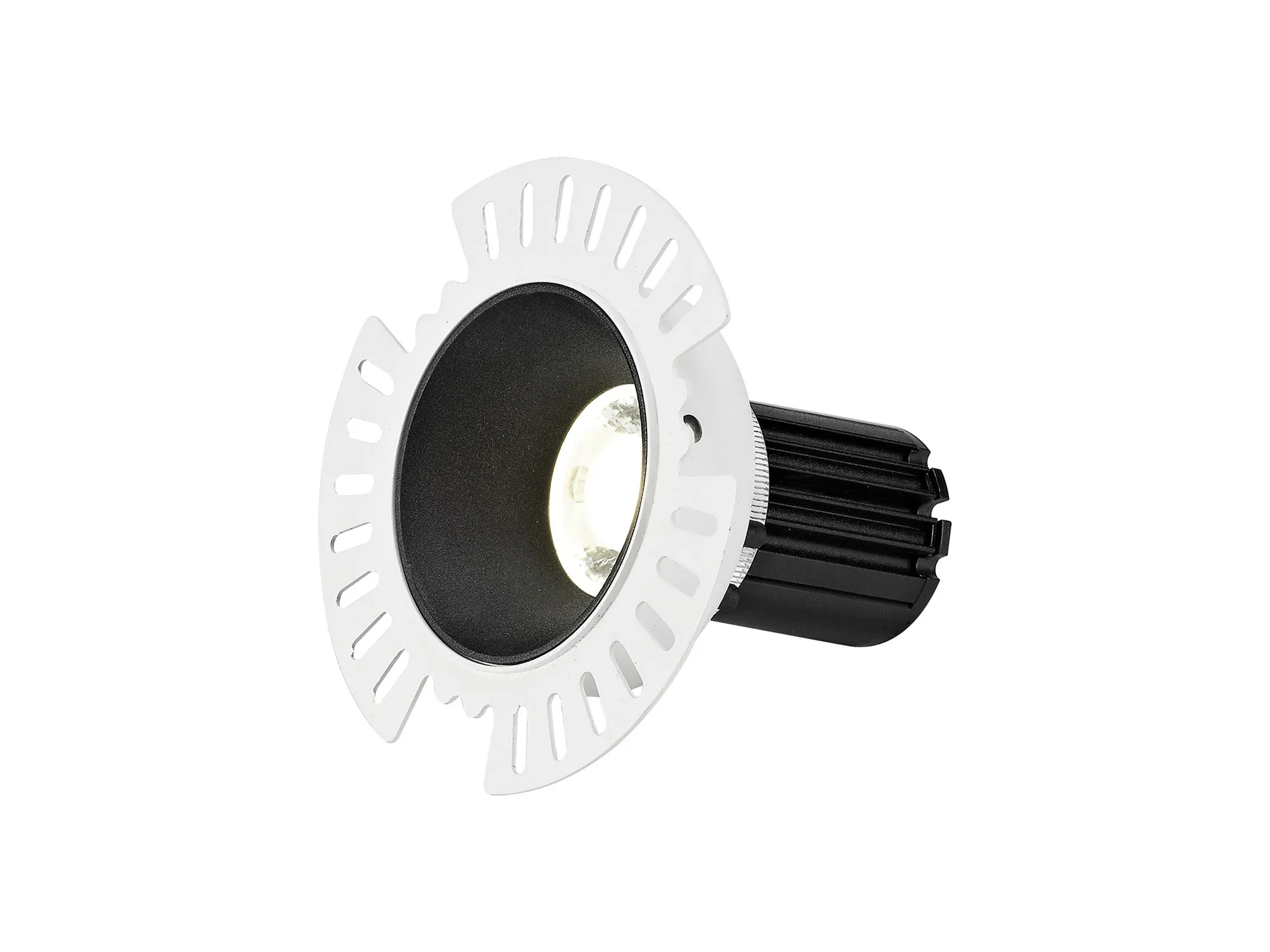 Basy 10 Tridonic Powered 10W 2700K 710lm 36° CRI>90 LED Engine Black Fixed Recessed Spotlight, IP20